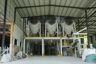 Three-line packaging line