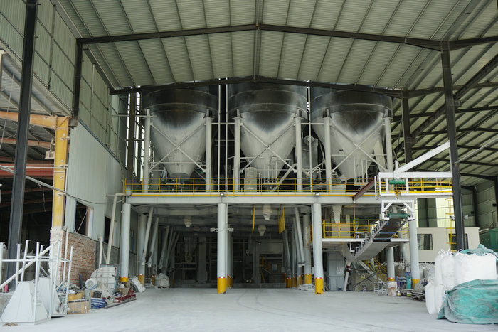 Three-line packaging line